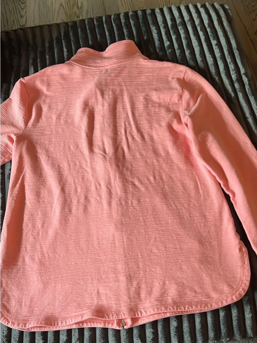 Talbots Pink Full-Zip Utility Jacket - Picture 6 of 6